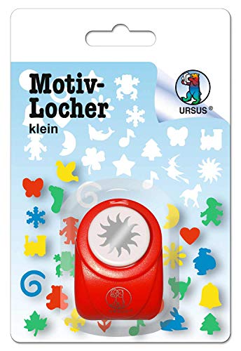 ursus-motivlocher-klein-sonne-papierstanzer-rot-16-mm-mit-druckknopf image 4