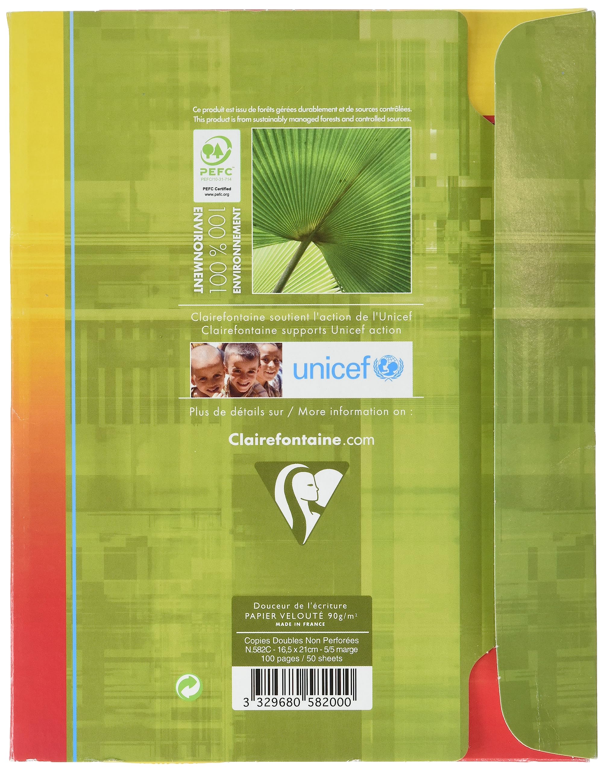 clairefontaine-582c-klausurb-gen-16-5-x-21-cm-50-blatt-90-g-kariert-5x5-mm-mit-r image 2