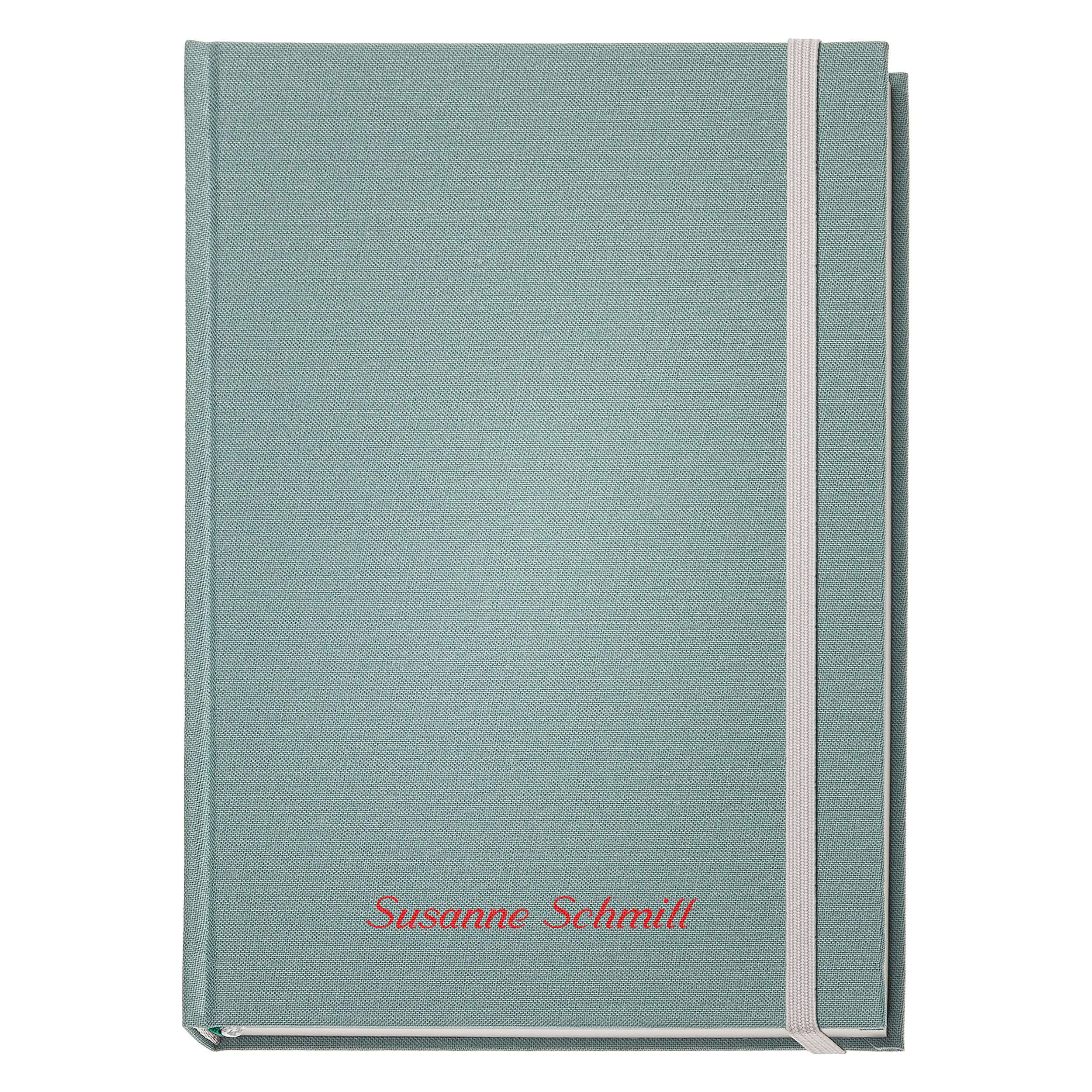 hahnem-hle-notizbuch-1584-seegr-n-a5-hoch-90-g-m-100-blatt-personalisiert-mit-na image 2