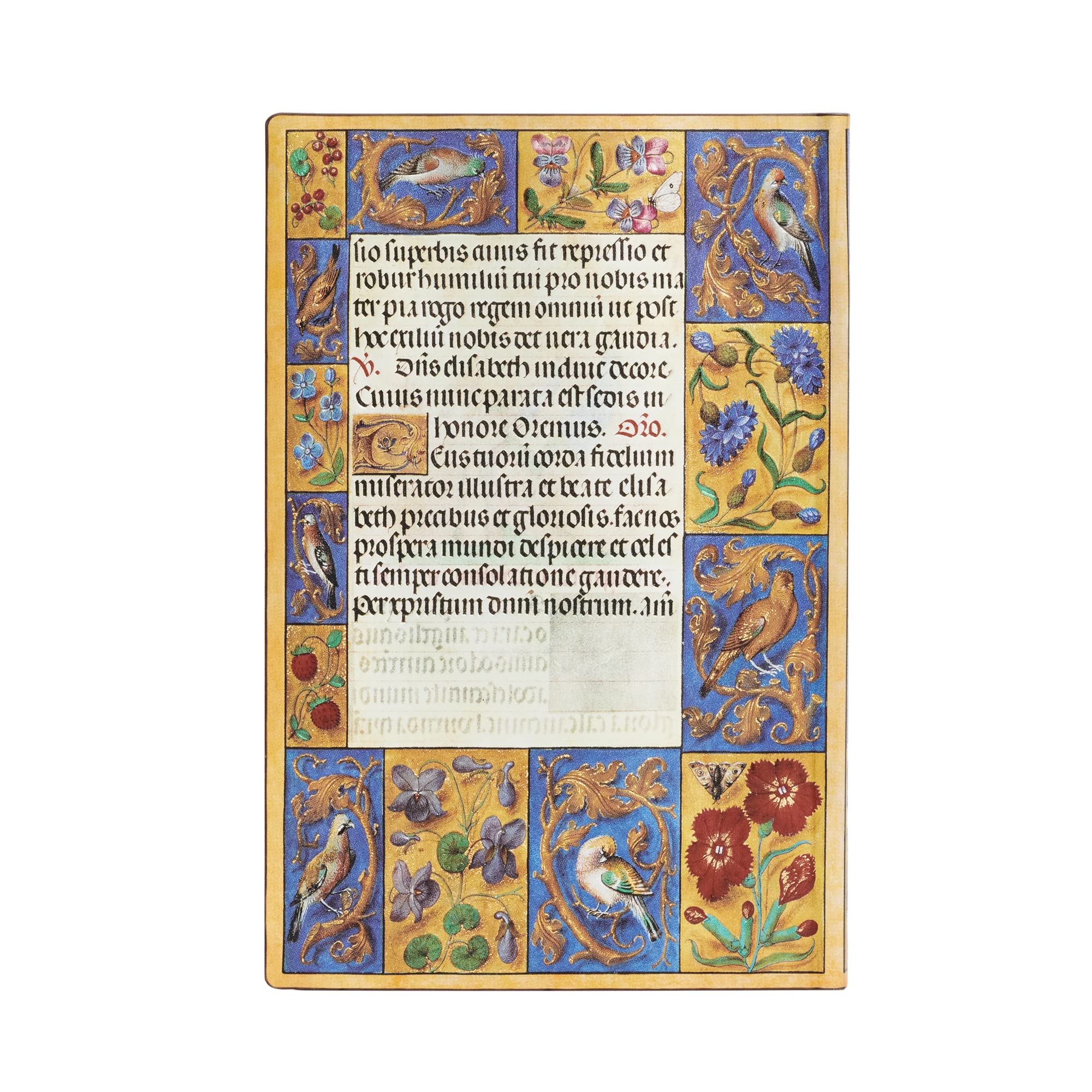 paperblanks-spinola-hours-mini-notizbuch-liniert-softcover-flexi-mit-gummiband image 2