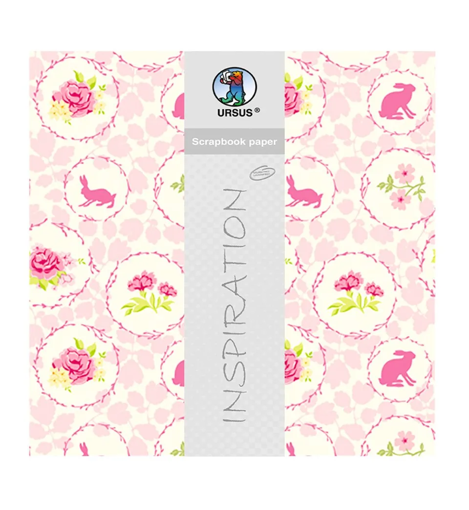 ursus-lotta-2-scrapbook-papier-30-5-x-30-5-cm-motiv-132-5-blatt-designkarton image 1