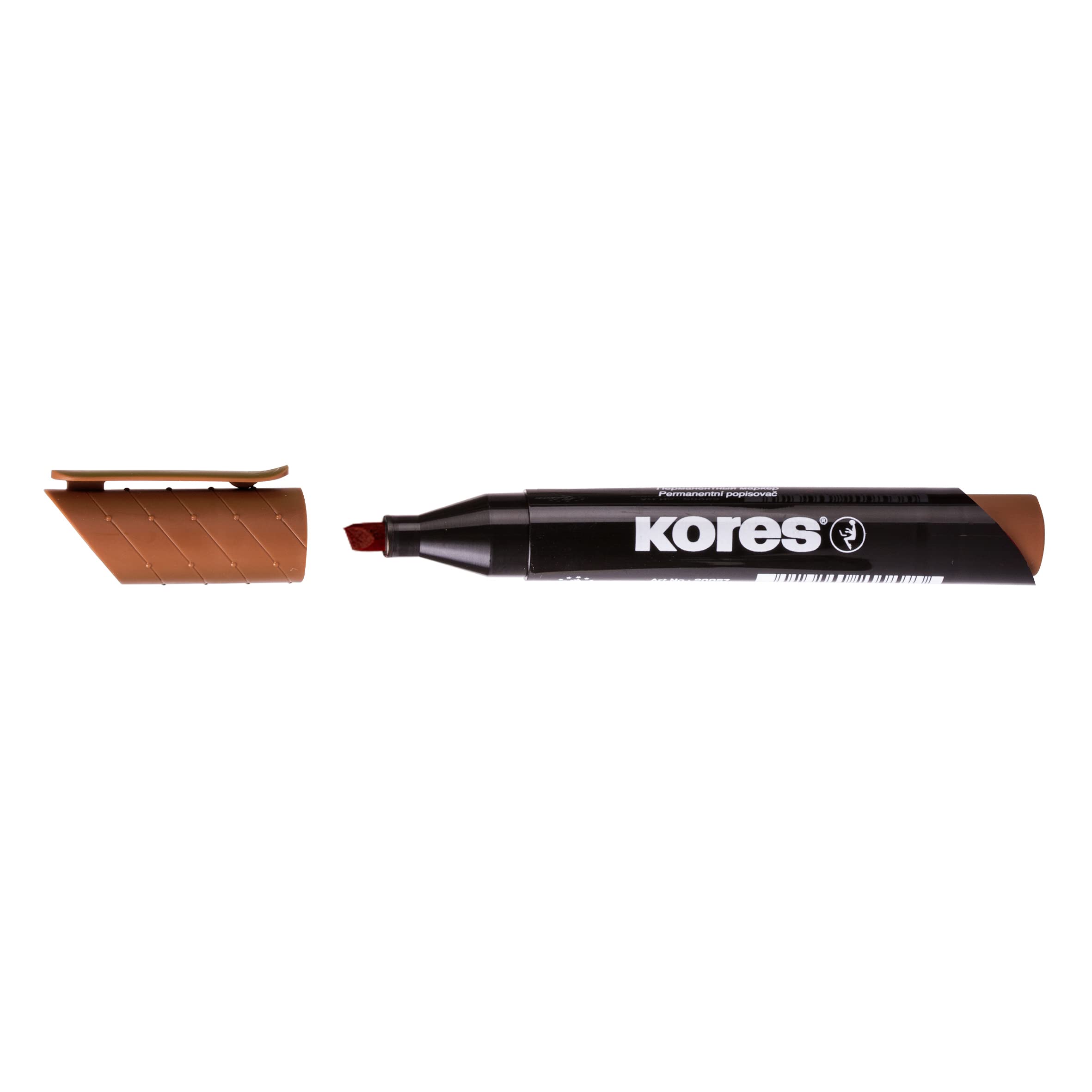 kores-k-marker-xp2-permanentmarker-keilspitze-braun-12-st-ck image 2