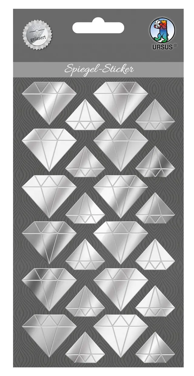ursus-spiegel-sticker-diamanten-selbstklebende-acrylglas-deko image 1