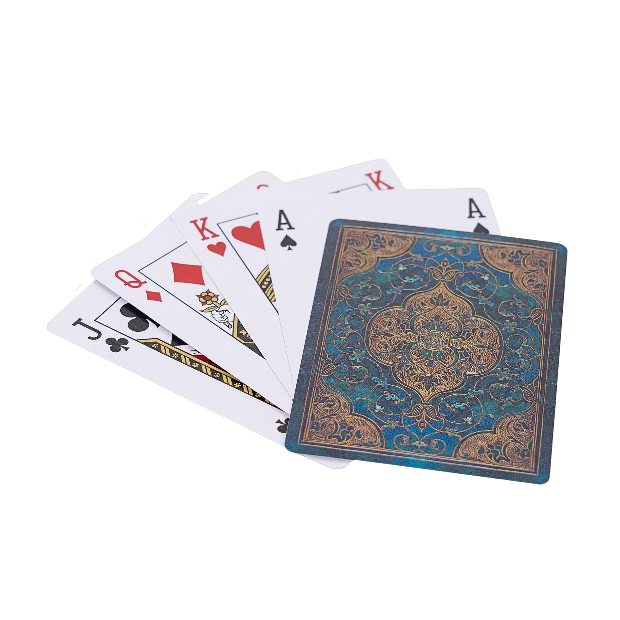 paperblanks-turquoise-chronicles-spielkarten-standard-deck image 3