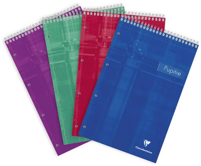 clairefontaine-86151c-pupitre-notizblock-din-a4-21-x-31-8-cm-doppelspirale-80-bl image 1