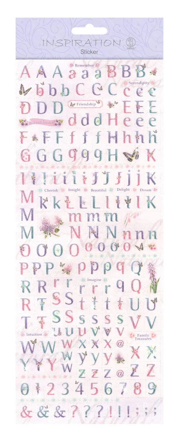 ursus-59700017-flat-sticker-letters-flieder-selbstklebende-buchstaben-sticker image 1