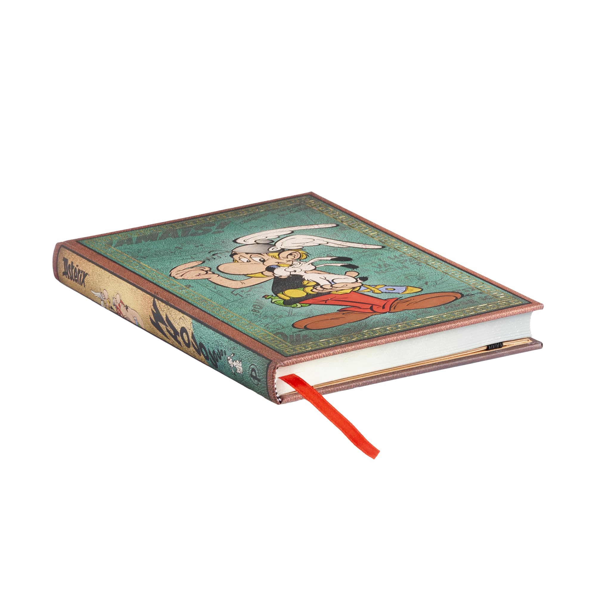 paperblanks-asterix-the-gaul-midi-notizbuch-blanko-hardcover-mit-gummiband image 3