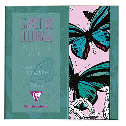 clairefontaine-97507c-malbuch-f-r-erwachsene-schmetterlinge-20x20-cm-36-muster image 7