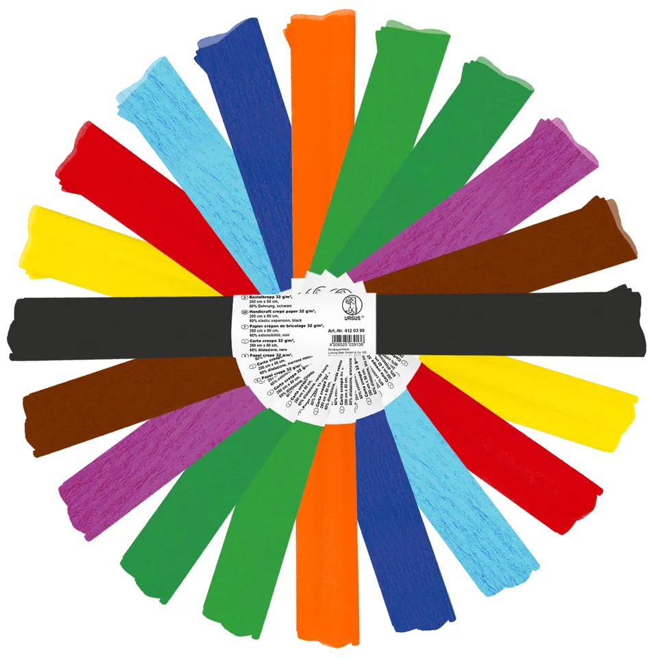 ursus-4120399-bastelkrepp-250-x-50-cm-32-g-m-10-rollen-10-farben image 1