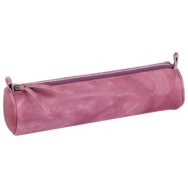 clairefontaine-410174c-schlamperm-ppchen-tie-dye-5-5-x-22-cm-lammleder-lila-rosa image 1