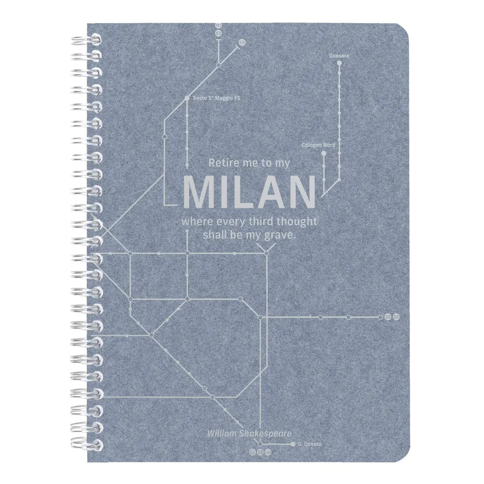 clairefontaine-83536c-notizheft-jeans-metro-a5-74-blatt-liniert-mit-doppelspiral image 1