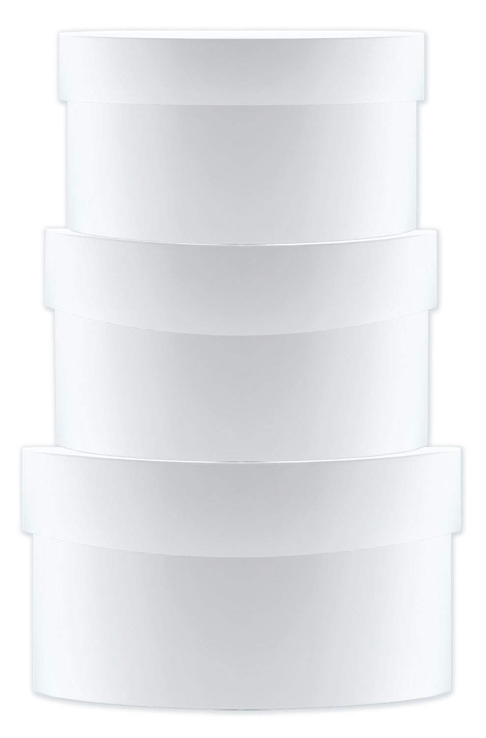 ursus-geschenkkartonset-mini-rund-blanko-3-kartons-wei image 1
