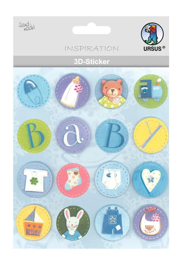 ursus-3d-sticker-baby-motiv-94-selbstklebend image 1