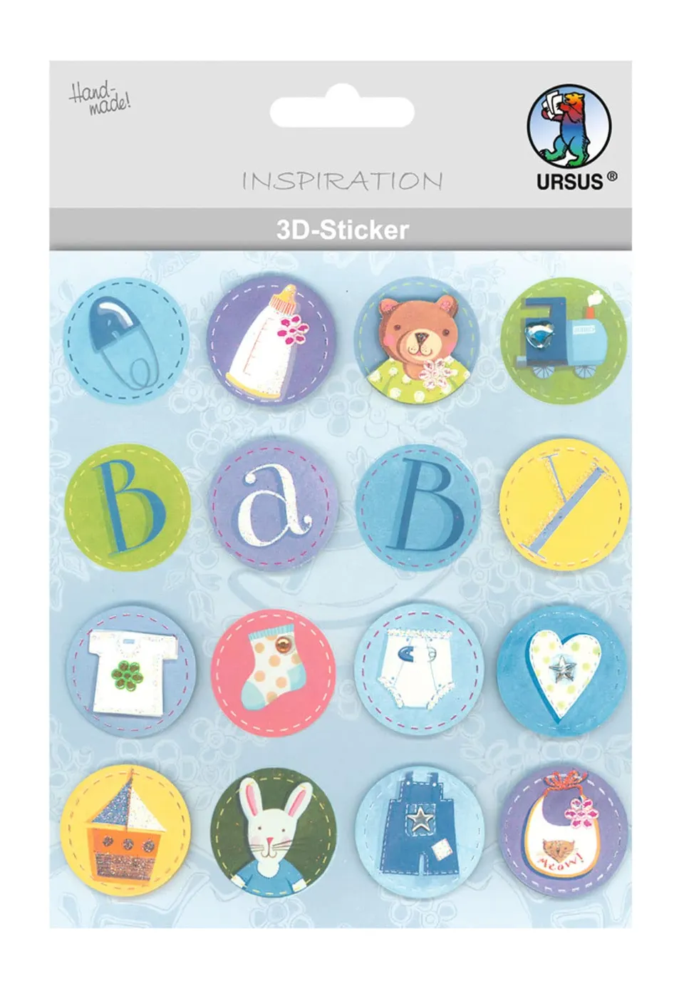 ursus-3d-sticker-baby-motiv-94-selbstklebend image 1