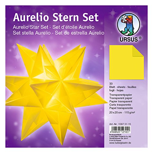 ursus-15875115-faltbl-tter-aurelio-stern-uni-gelb-33-blatt-transparentpapier-115 image 4