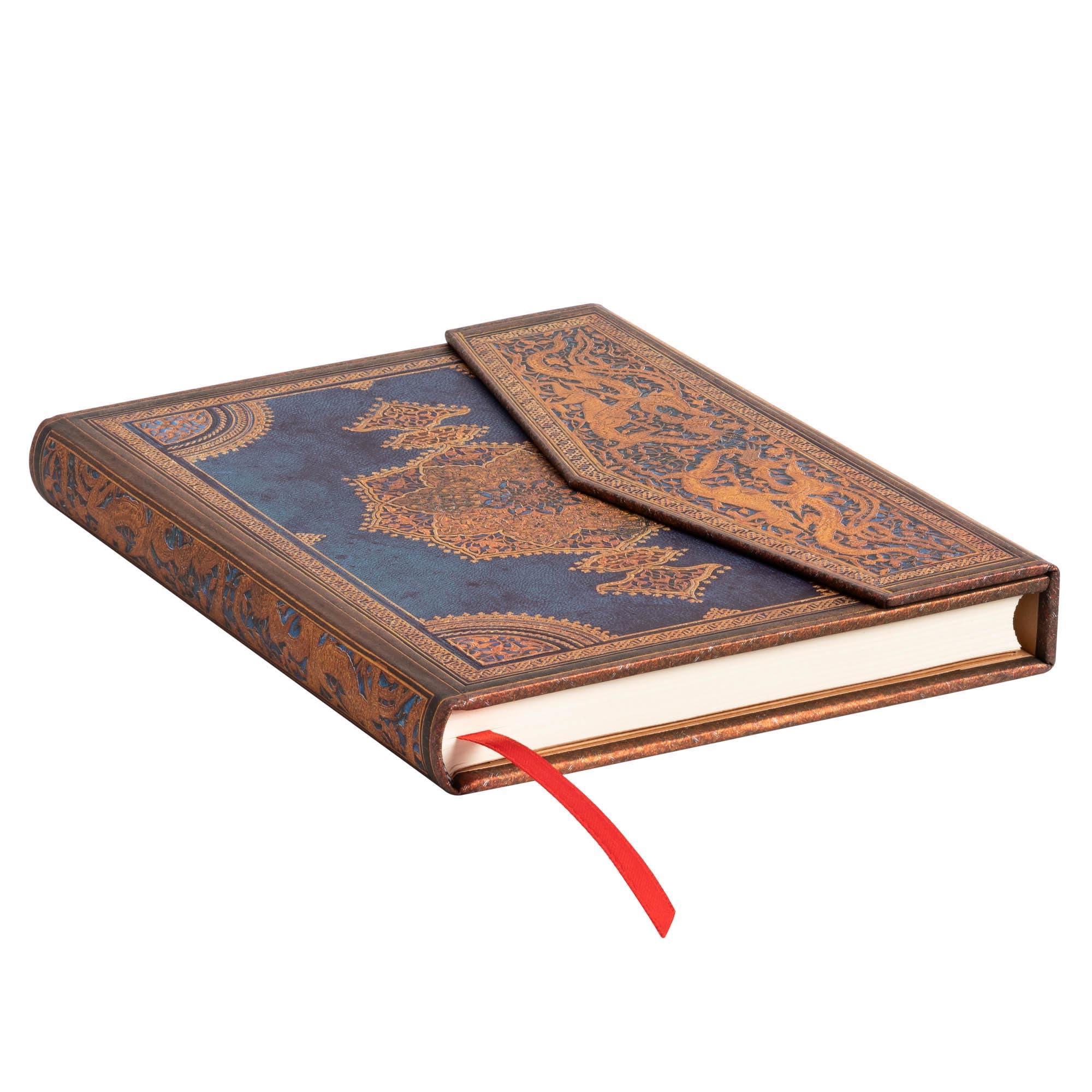 paperblanks-safavid-binding-art-safavid-indigo-midi-journal-unliniert-hardcover- image 3