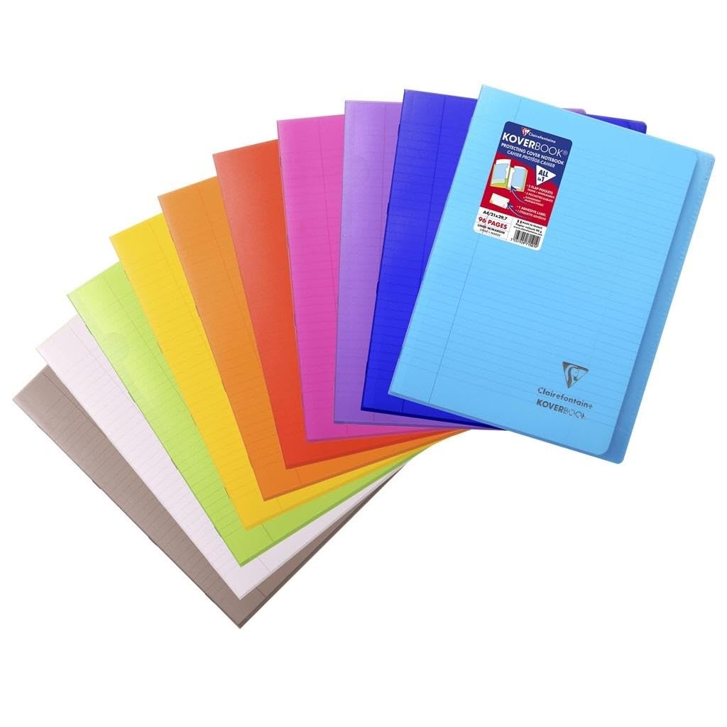 clairefontaine-koverbook-heft-set-a4-4x-48-blatt-seyes-90g-sortiert image 6