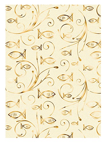 ursus-designkarton-charity-din-a4-fische-gold-200-g-qm-5-blatt image 7
