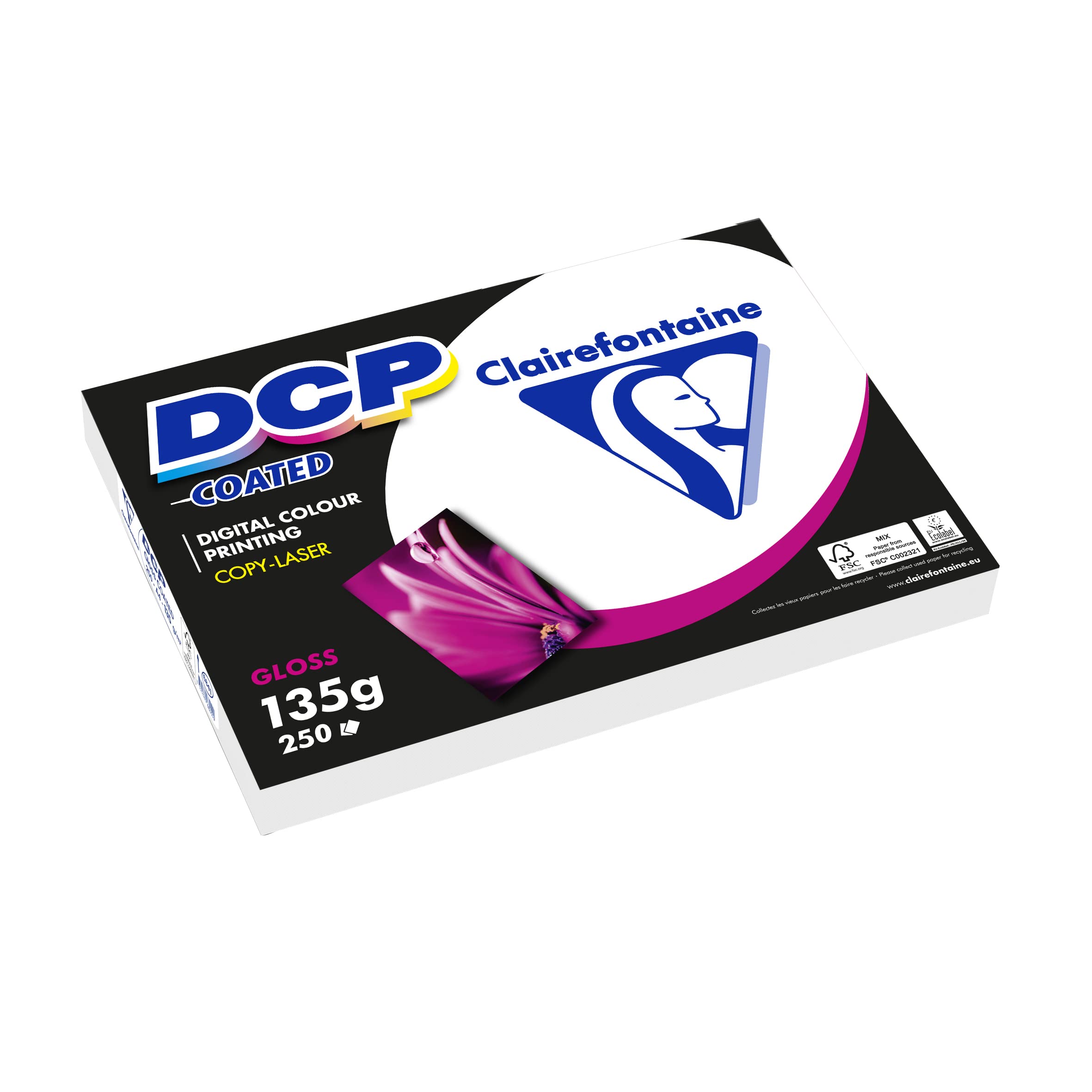 clairefontaine-6841c-druckerpapier-dcp-coated-din-a4-135g-beidseitig-gl-nzend-ka image 4