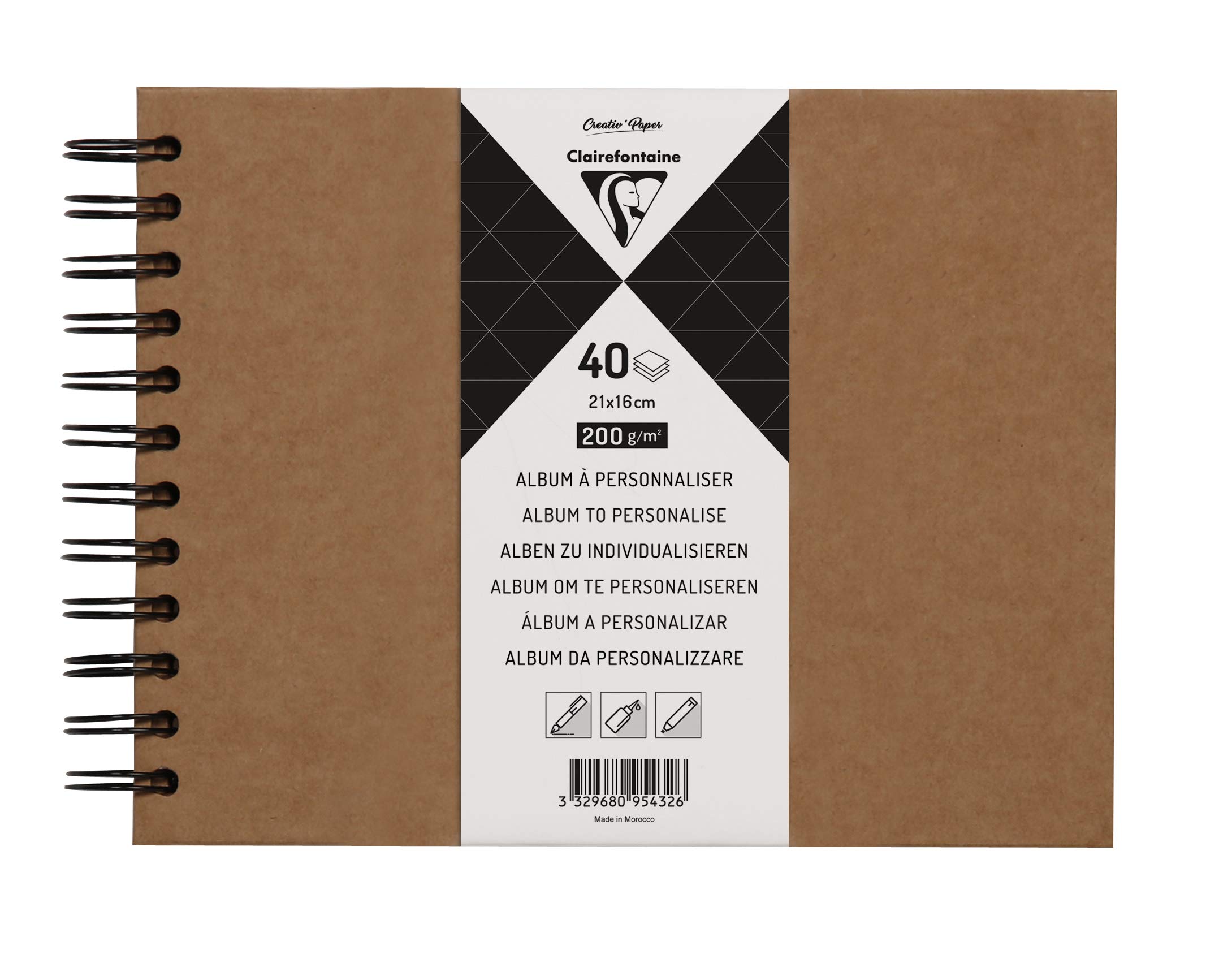 clairefontaine-album-diy-21x16-cm-40-blatt-200g-elfenbeinperlmutt image 3