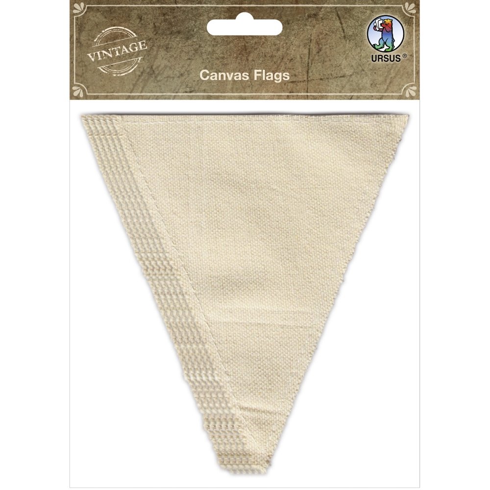 ursus-40660002-canvas-flags-6-dreieckige-stoffwimpel-aus-canvas-f-r-scrapbooking image 1