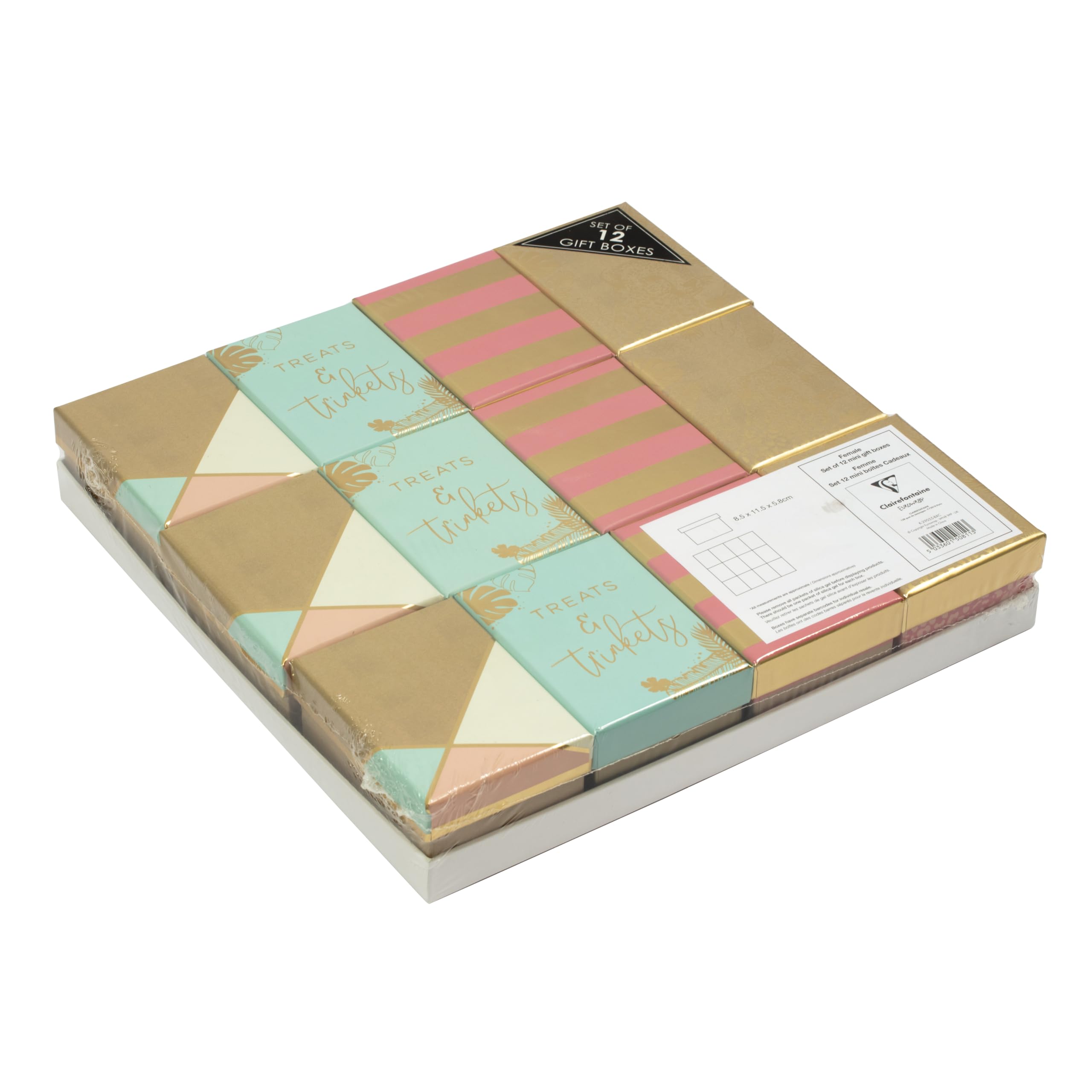 clairefontaine-k-29055-bxc-set-mit-12-mini-boxen-wild-day-8-5-x-11-5-x-5-8-cm image 3