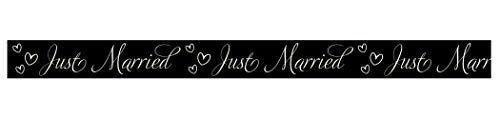 ursus-masking-tape-just-married-schwarz-15mm-x-10m-reispapier image 2