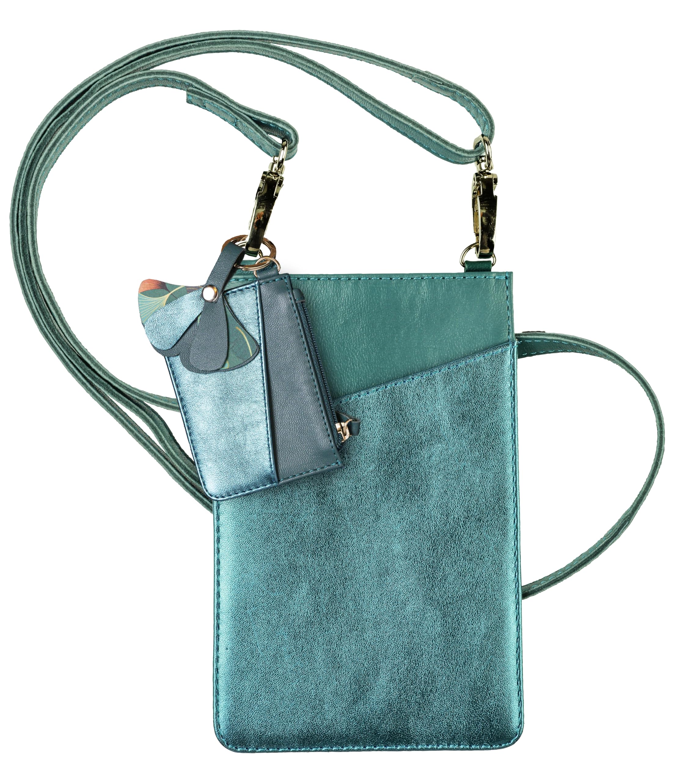 clairefontaine-115952c-leder-set-ginkgo-3-teilig-handytasche-kartenhalter-schl-s image 1