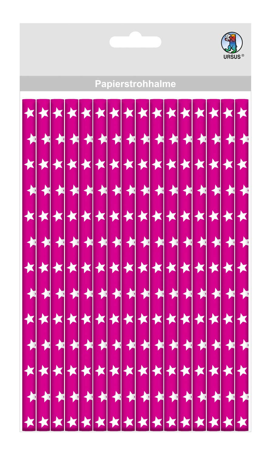 ursus-56750038-papierstrohhalme-mit-sternen-eosin-gr-e-s-19-5-cm-24-st-ck image 1