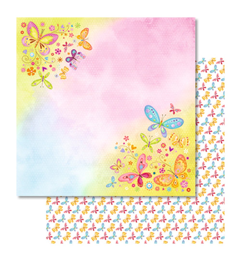 ursus-703000227-premium-glitter-scrapbook-paper-schmetterlinge-2-30-5-x-30-5-cm- image 2