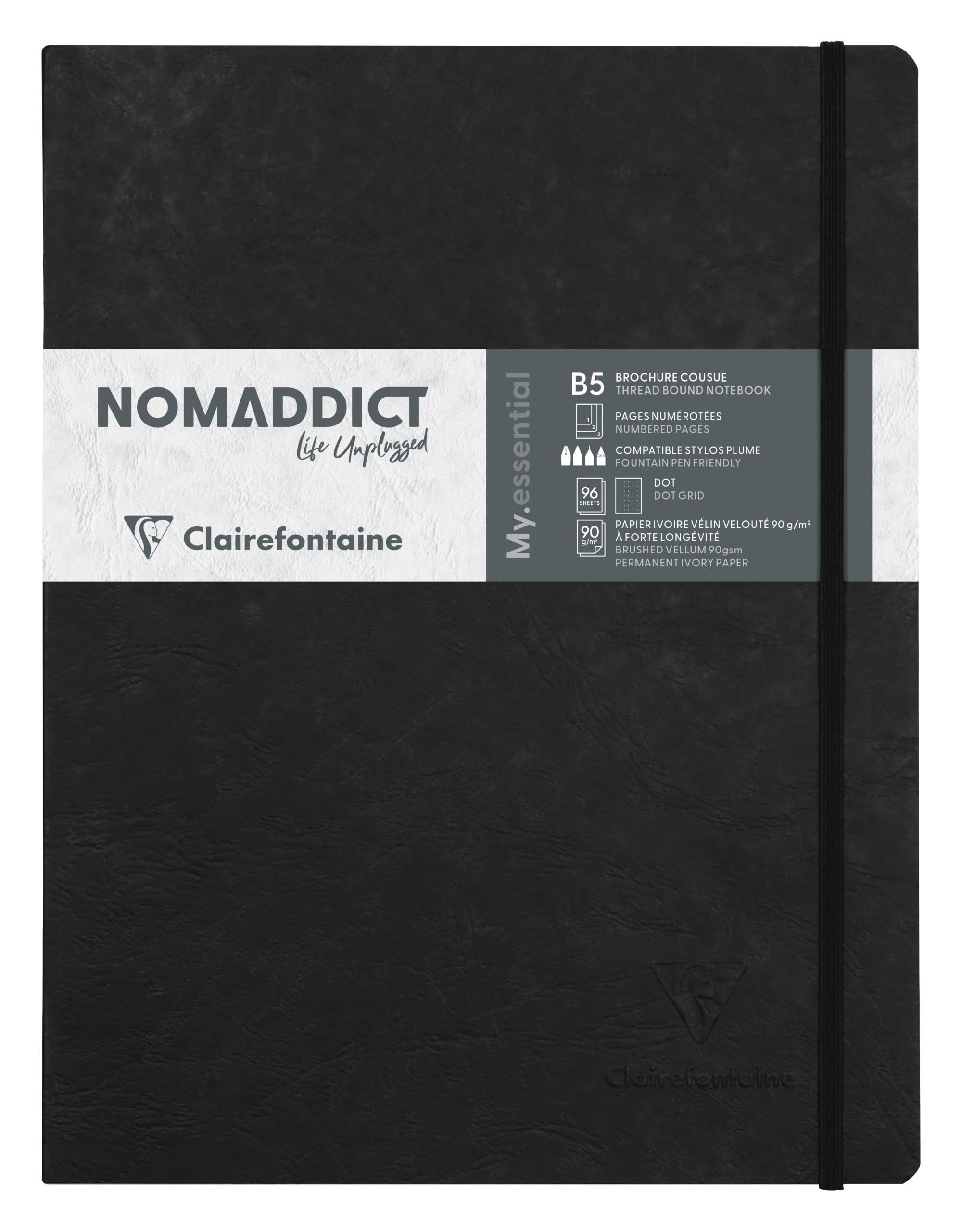 clairefontaine-agebag-my-essentials-79342c-notizbuch-din-a5-kariert-96-blatt-bra image 8