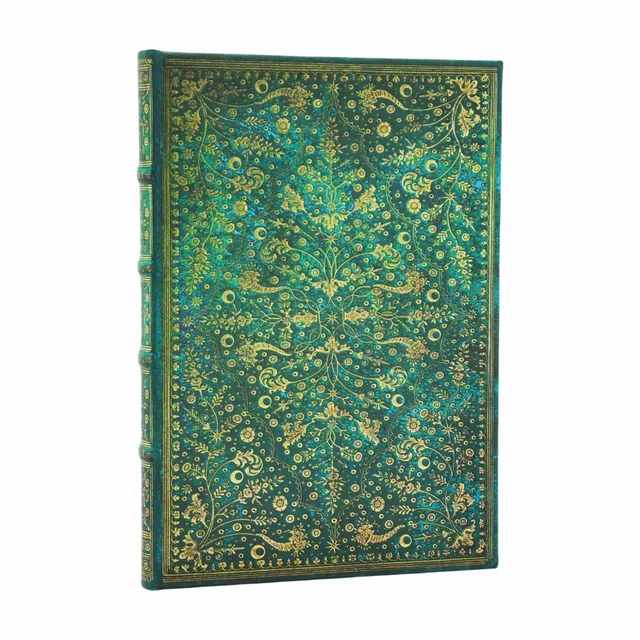 paperblanks-nature-s-grace-emerald-flower-midi-journal-liniert-hardcover-mit-gum image 1