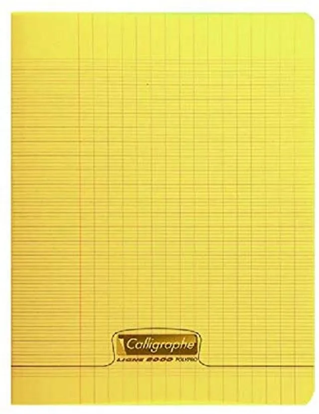 clairefontaine-heft-calligraphe-17x22-cm-16-blatt-sey-s-lineatur-gelb image 1