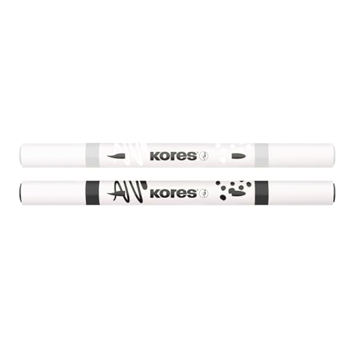 kores-kreative-marker-acryl-duo-tip-set-schwarz-wei-2-st-ck image 6