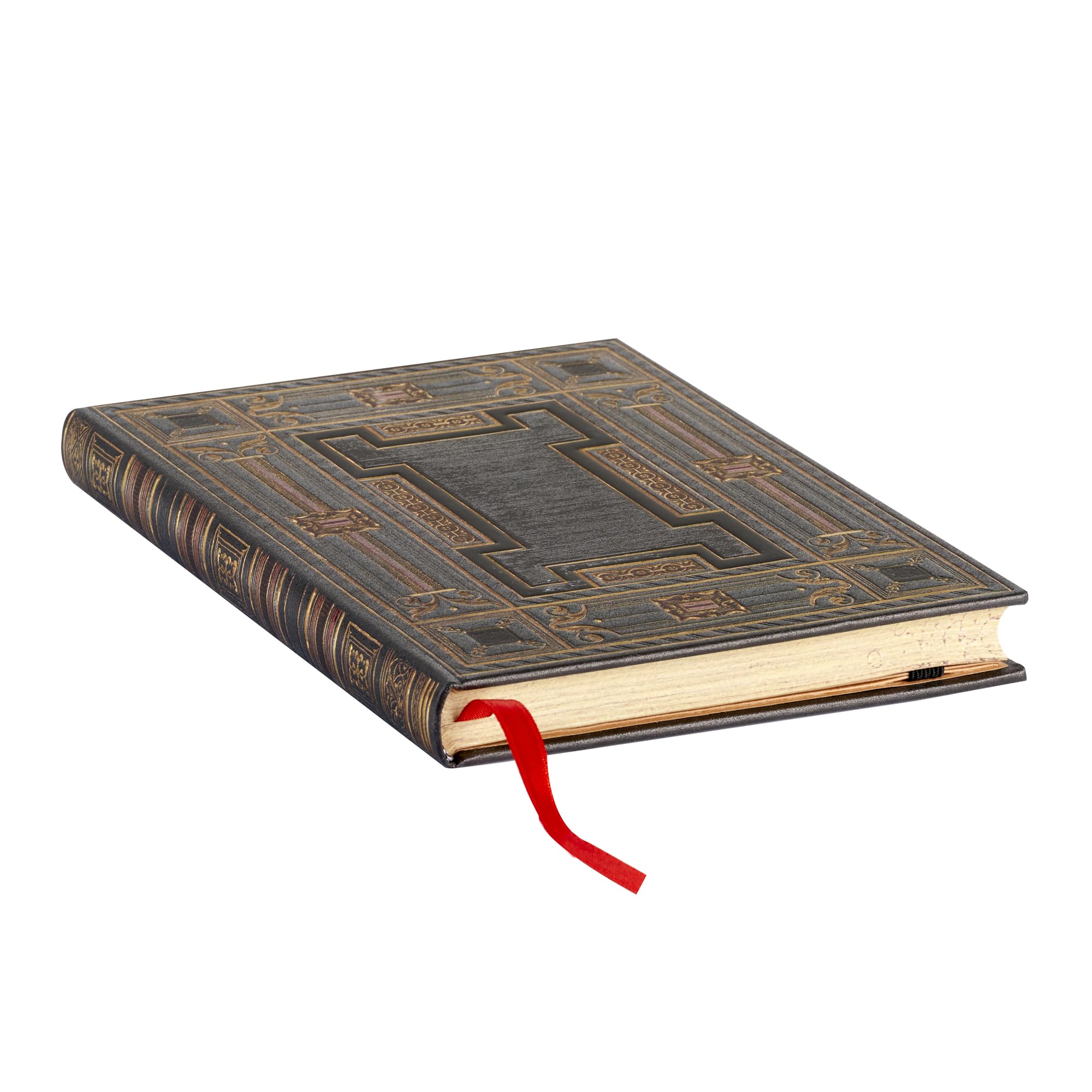 paperblanks-onyx-asterales-midi-hardcover-journal-blanko-mit-elastikband image 3