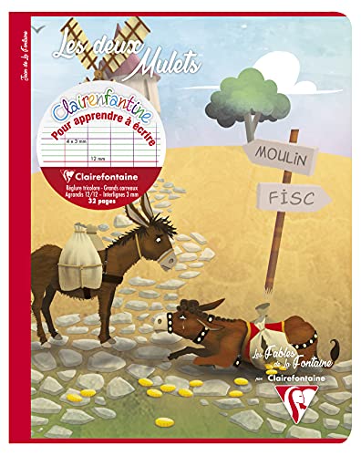 clairefontaine-36796c-les-fables-de-la-fontaine-schulheft-17x22-cm-16-blatt-90g- image 8