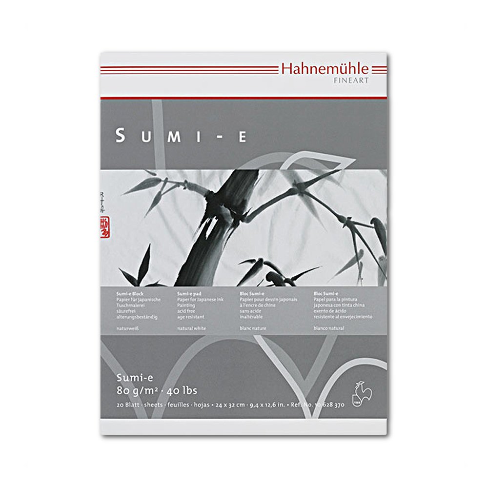 hahnem-hle-spezialpapier-sumi-e-80-g-24-x-32-cm-20-blatt image 1