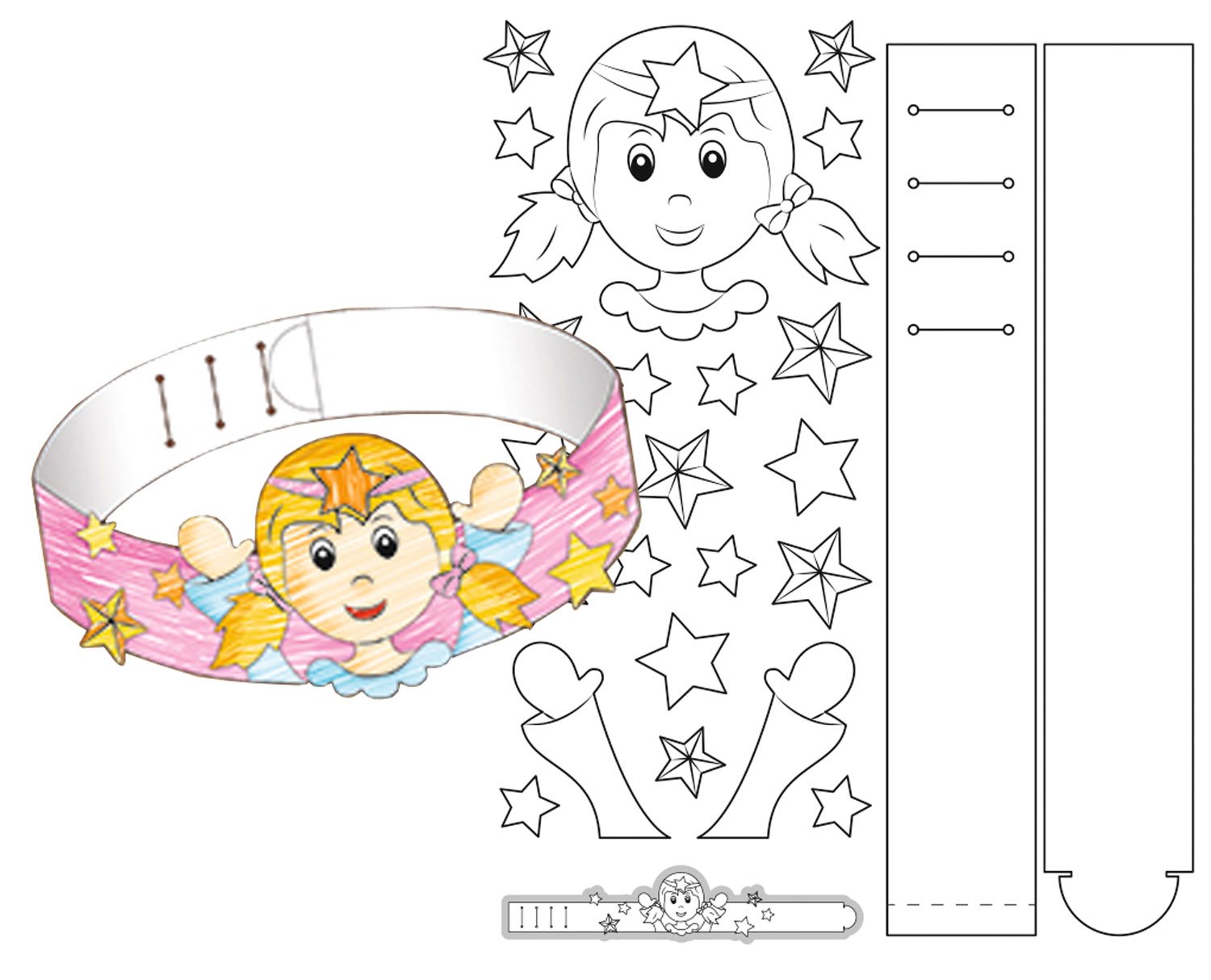 ursus-17110001-blanco-kinderkronen-weihnachten-wei-24-8-x-33-cm-8-st-ck-300-g-qm image 7