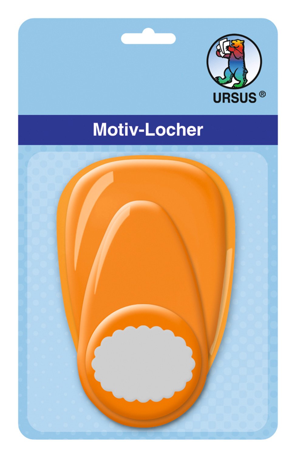 ursus-motivlocher-mit-hebel-mittel-fisch-25-4-mm-stanzer-orange image 6