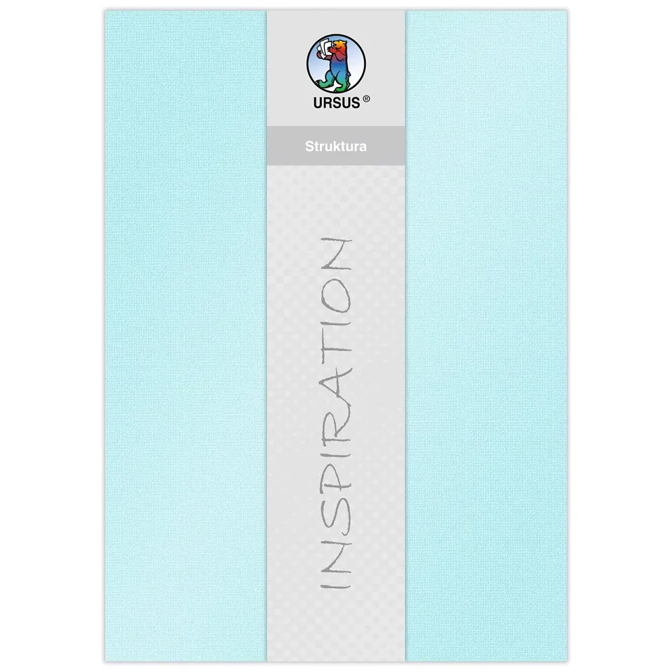 ursus-struktura-pearl-2-bastelkarton-eisblau-220-g-qm-23-x-33-cm-5-blatt image 1