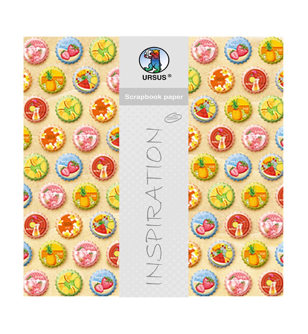 ursus-premium-glitter-scrapbook-paper-happy-hour-motiv-299-30-5-x-30-5-cm-190-g- image 3