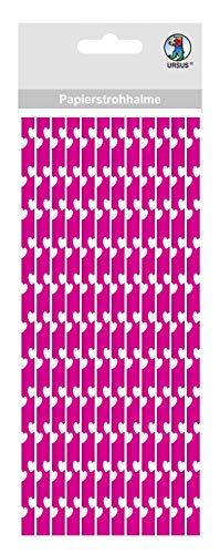ursus-56770036-papierstrohhalme-herzen-eosin-gr-e-l-12-st-ck-19-5-cm image 2