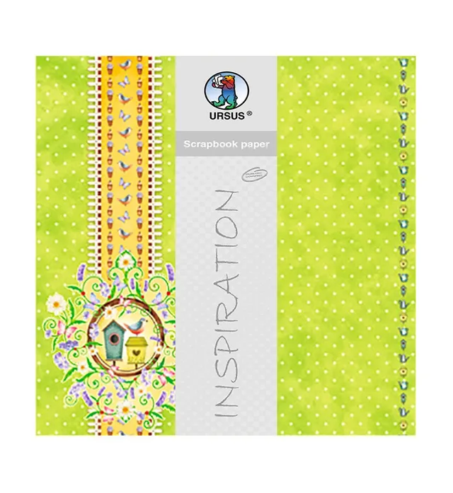 ursus-703000200-premium-glitter-scrapbook-paper-garden-designkarton-30-5-x-30-5- image 1