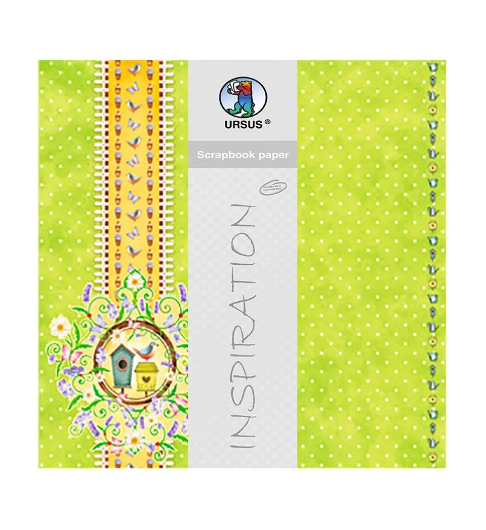 ursus-703000200-premium-glitter-scrapbook-paper-garden-designkarton-30-5-x-30-5- image 1