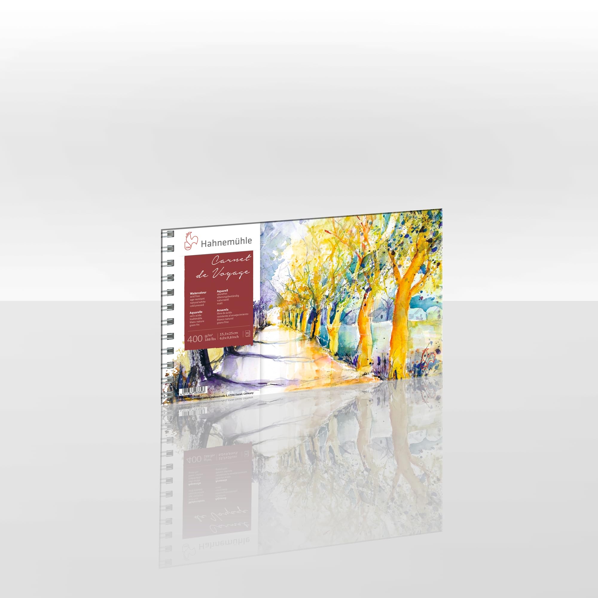 hahnem-hle-carnet-de-voyage-aquarellblock-400-g-m-15-3-x-25-cm-15-blatt image 2