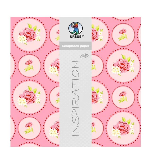 ursus-lotta-2-motiv-138-scrapbook-paper-designkarton-30-5-x-30-5-cm-190-g-qm-5-b image 1