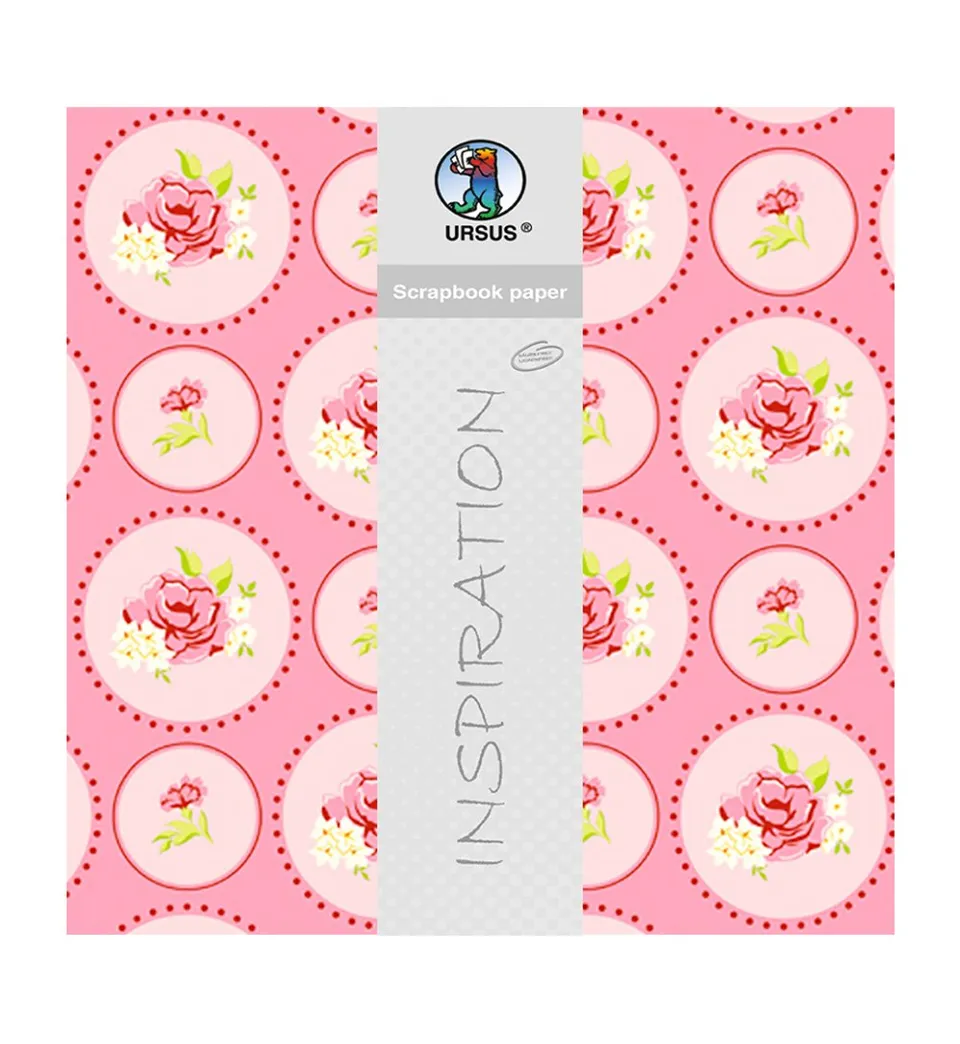 ursus-lotta-2-motiv-138-scrapbook-paper-designkarton-30-5-x-30-5-cm-190-g-qm-5-b image 1
