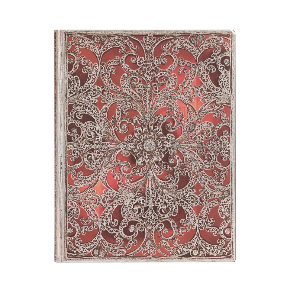 paperblanks-garnet-silver-filigree-ultra-softcover-flexi-journal-liniert-mit-ela image 1