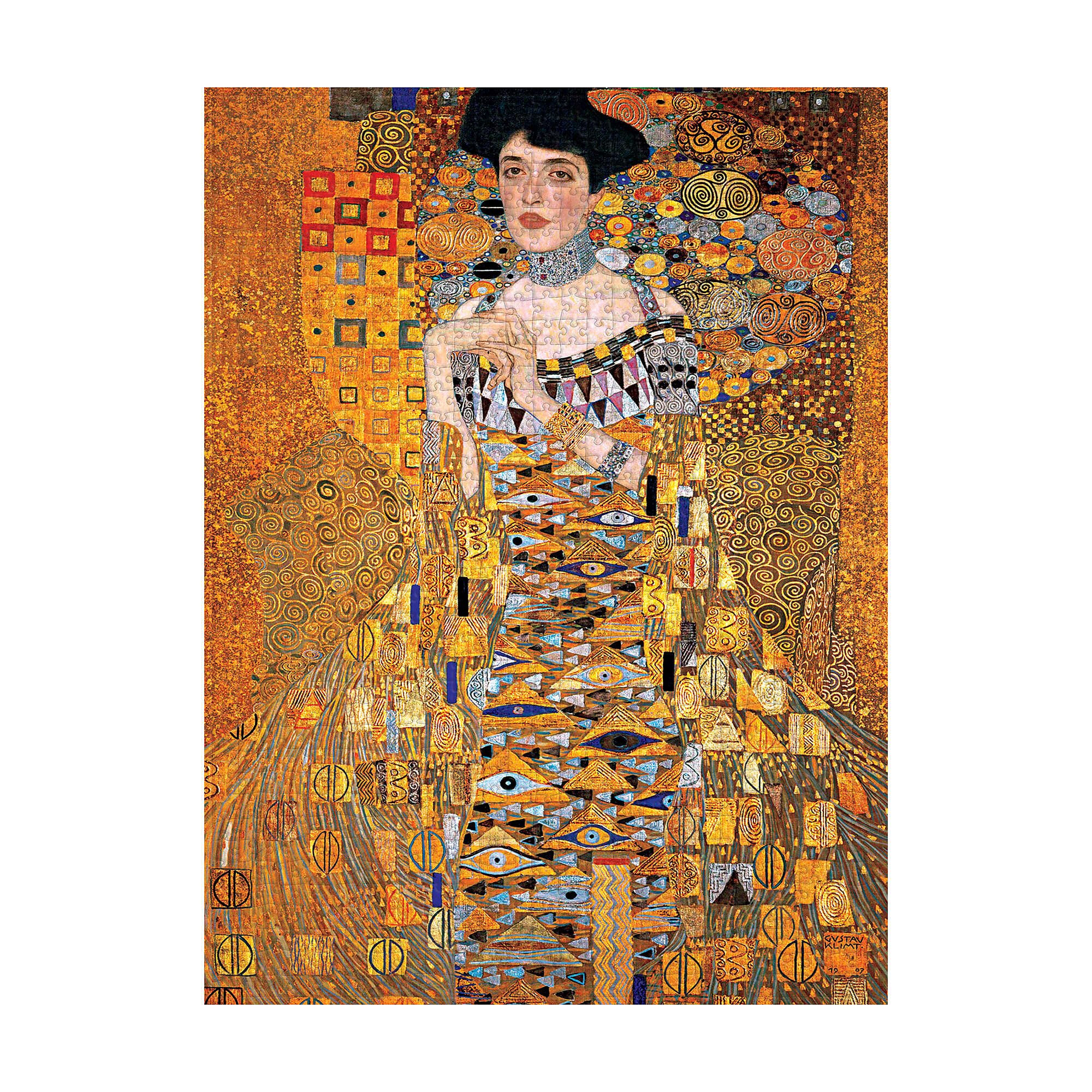 paperblanks-special-editions-klimt-portrait-of-adele-puzzle-1000-teile-cranberry image 4