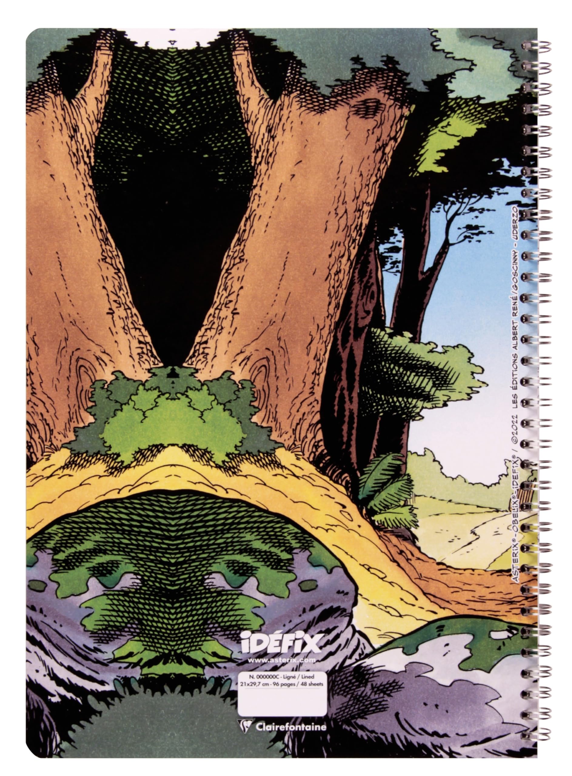 clairefontaine-asterix-heft-din-a4-50-blatt-liniert-mit-rand-idefix-motiv-doppel image 2